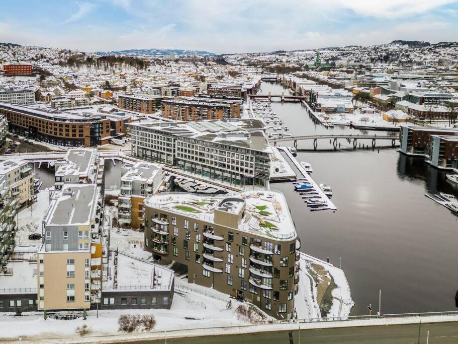 Ferienwohnung Cozy Cove At Solsiden - 2Br Familyfriendly Trondheim Exterior foto